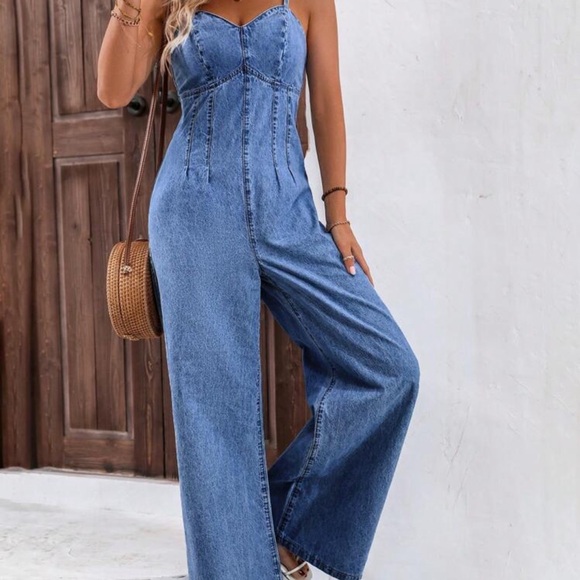 Molly Bracken Pants - Molly Bracken Blue Denim Outfit